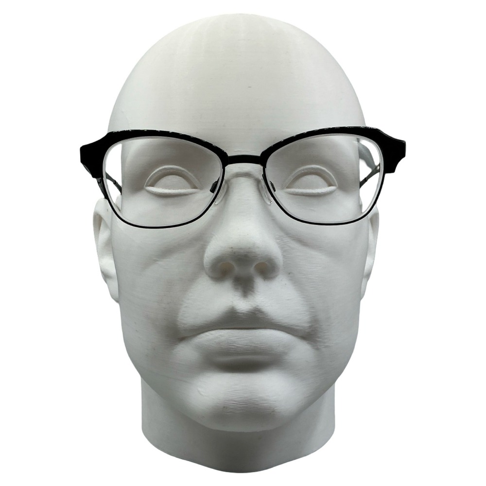 Bevel Azzurri 2522 BKGN Eyeglasses Black Green Titanium Frames Japan 51-17